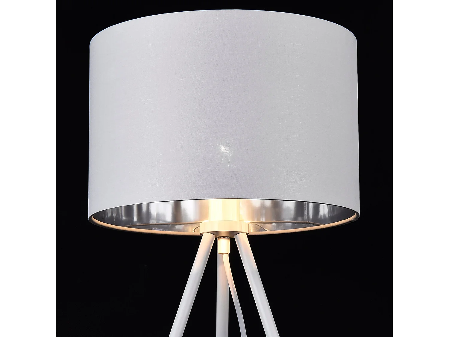 Lampe de bureau chevet métal blanche 30 x 30 x 51 cm 03_0005276
