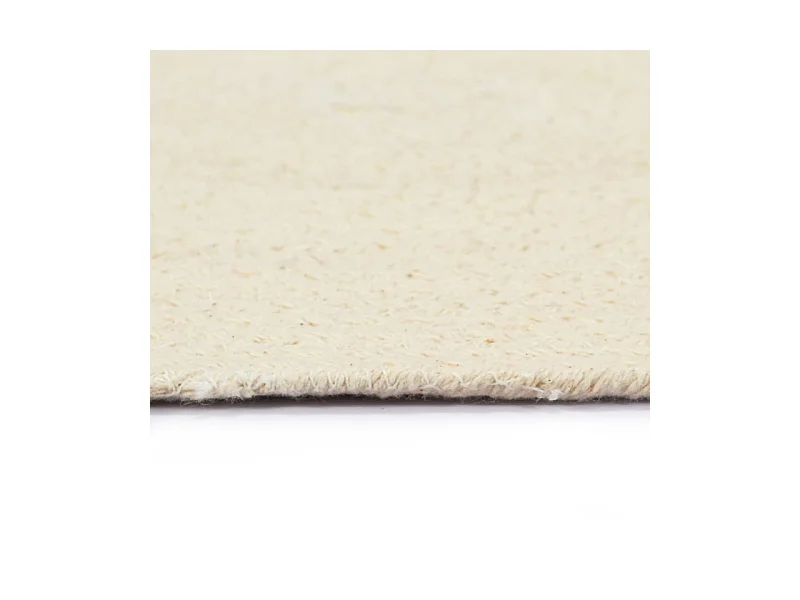 Napperons 6 pcs Naturel Plain 38 cm Rond Coton