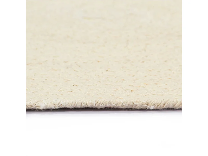 Napperons 6 pcs Naturel Plain 38 cm Rond Coton