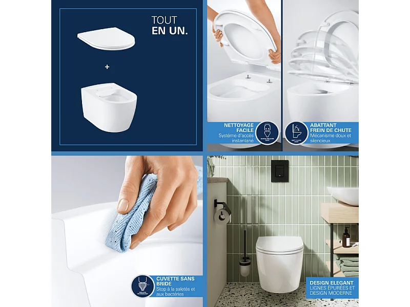 GROHE Pack WC suspendu Start Round
