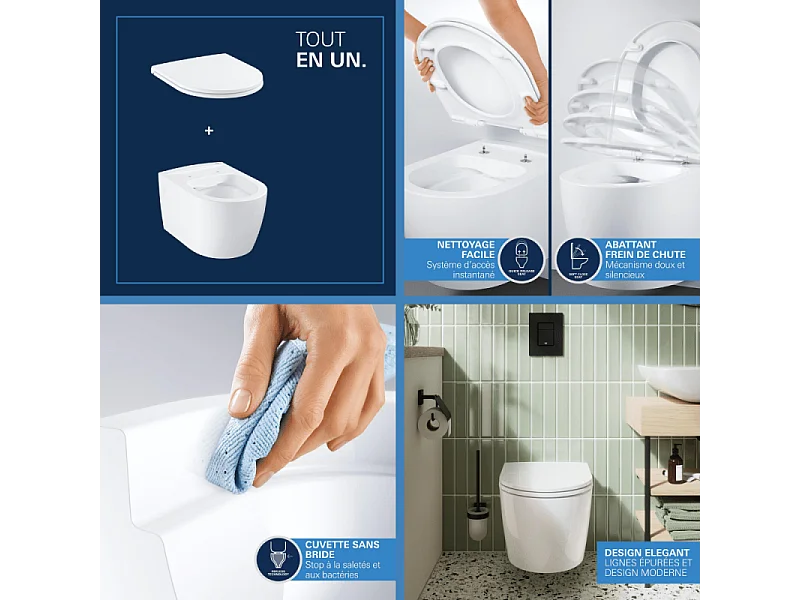GROHE Pack WC suspendu Start Round