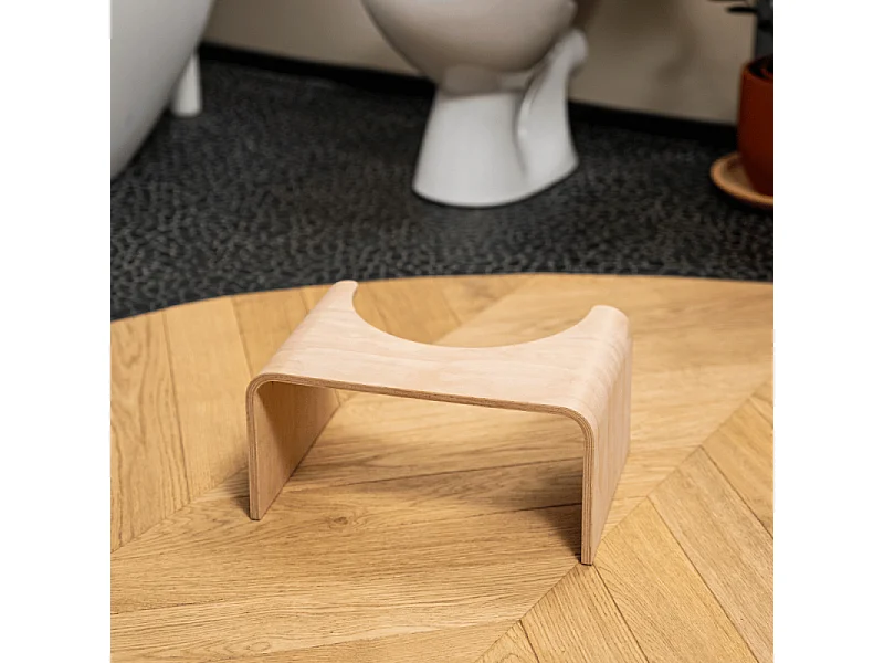 PACK WC à poser GROHE Bau Ceramic + Tabouret physiologique Bois
