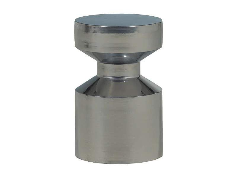 Ferry - Table d'appoint ronde en métal ø30cm - Chrome