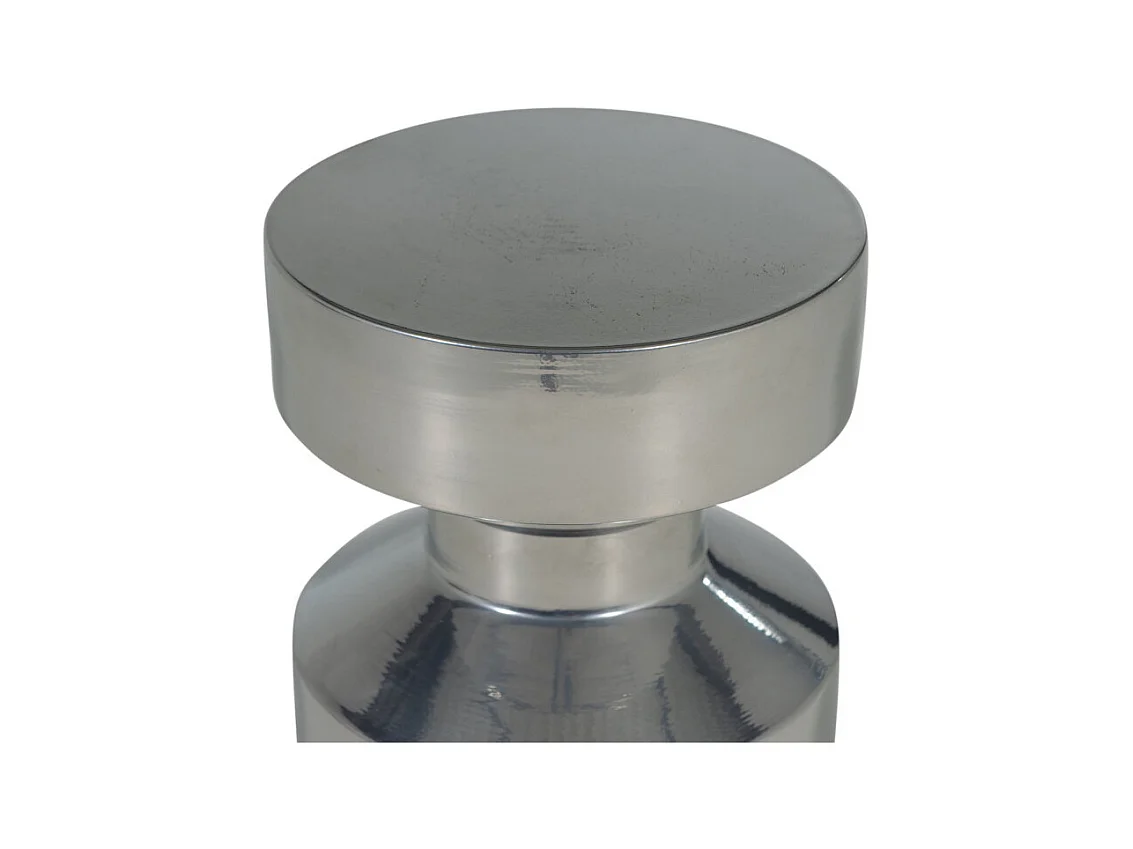 Ferry - Table d'appoint ronde en métal ø30cm - Chrome