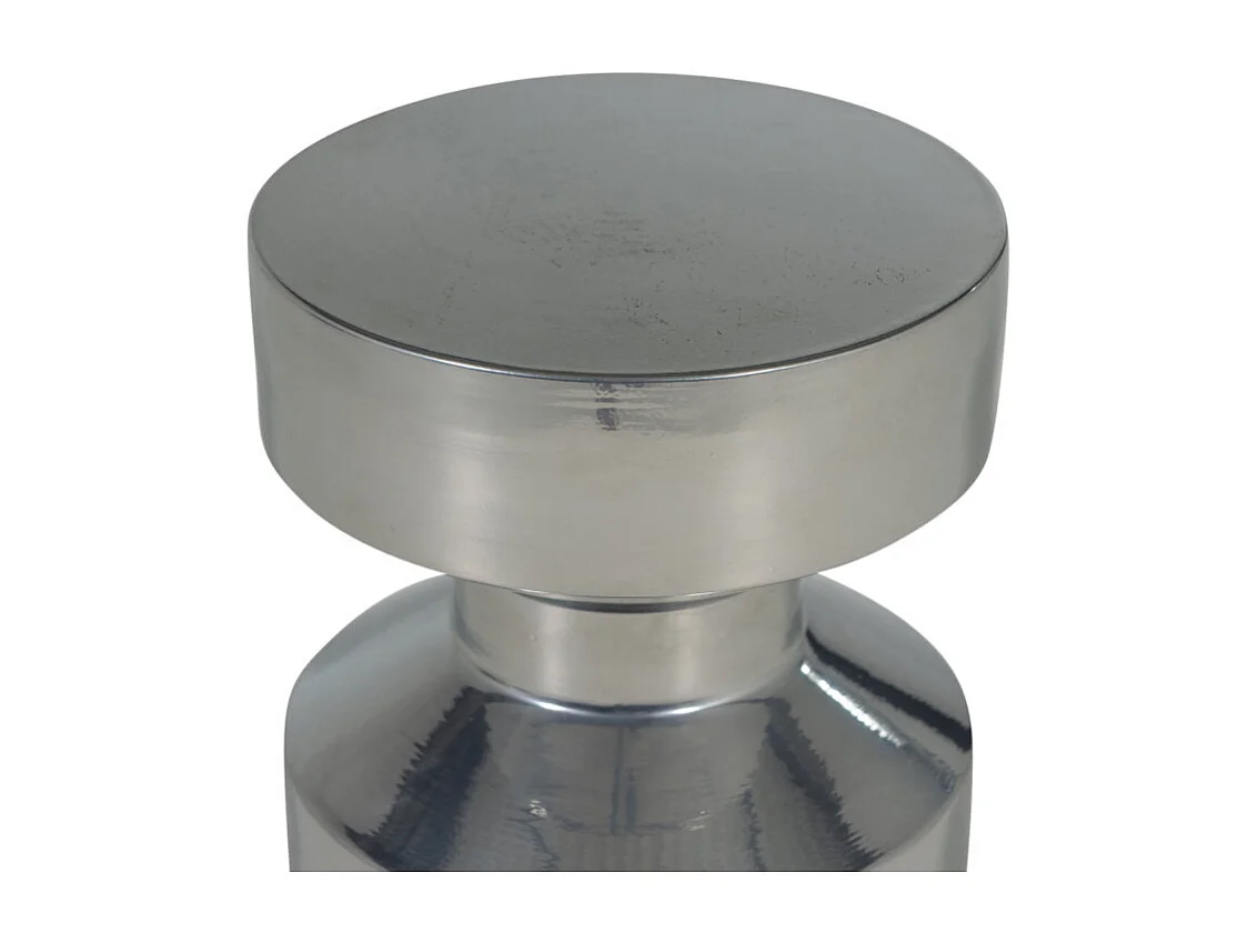 Ferry - Table d'appoint ronde en métal ø30cm - Chrome