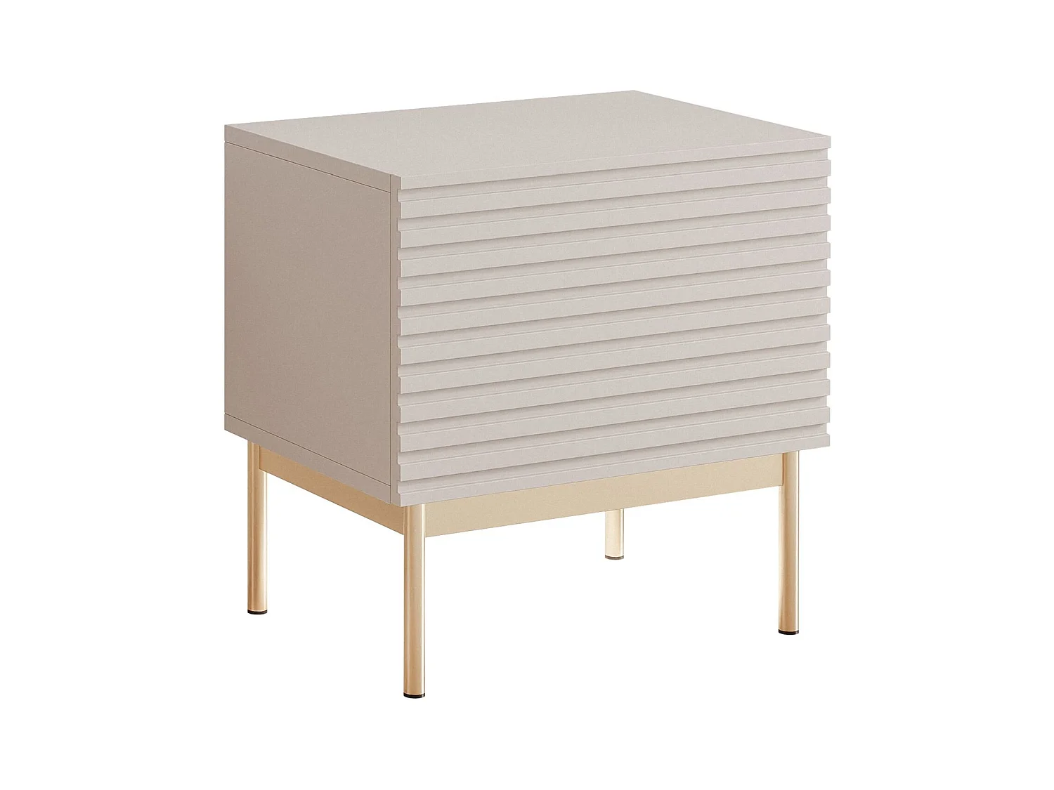 Table de chevet et LED - gris cachemire 46 cm - LINEARIS