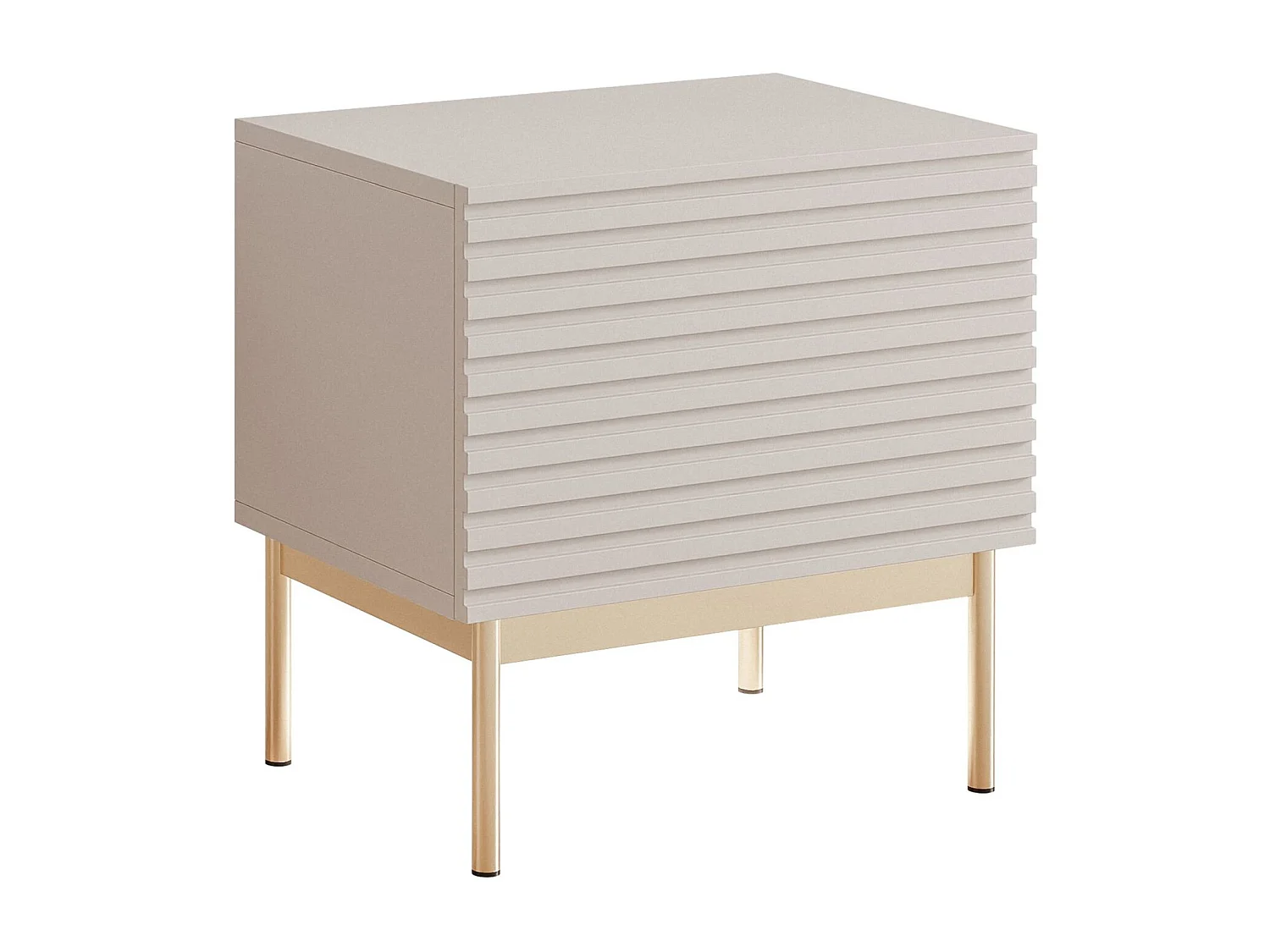 Table de chevet et LED - gris cachemire 46 cm - LINEARIS