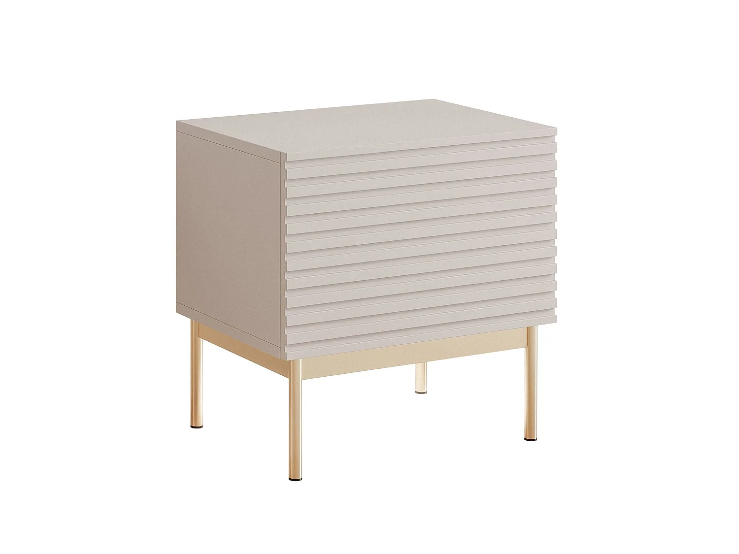 Table de chevet et LED - gris cachemire 46 cm - LINEARIS