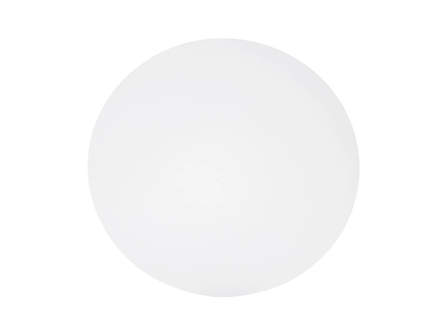 Table à manger ronde – Blanc – pieds colonnes cannelés – 100 cm – FASCONS