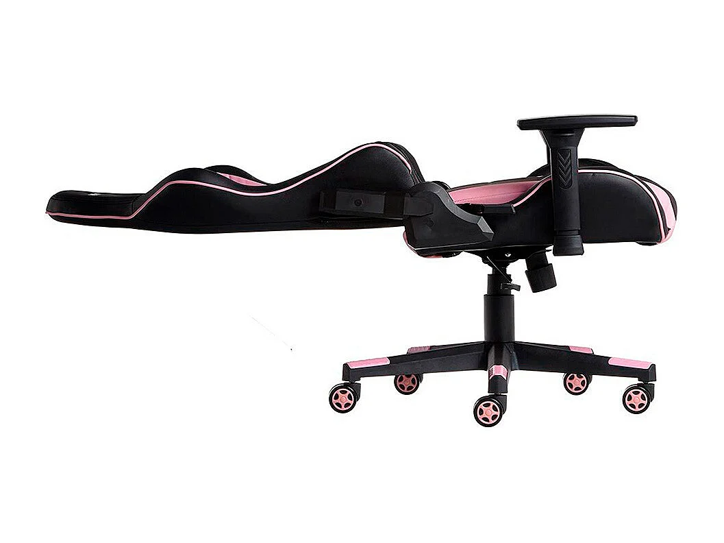 Chaise gamer ergonomique, réglable en hauteur, supporte 150 kg – Tactical, Noire et Rose