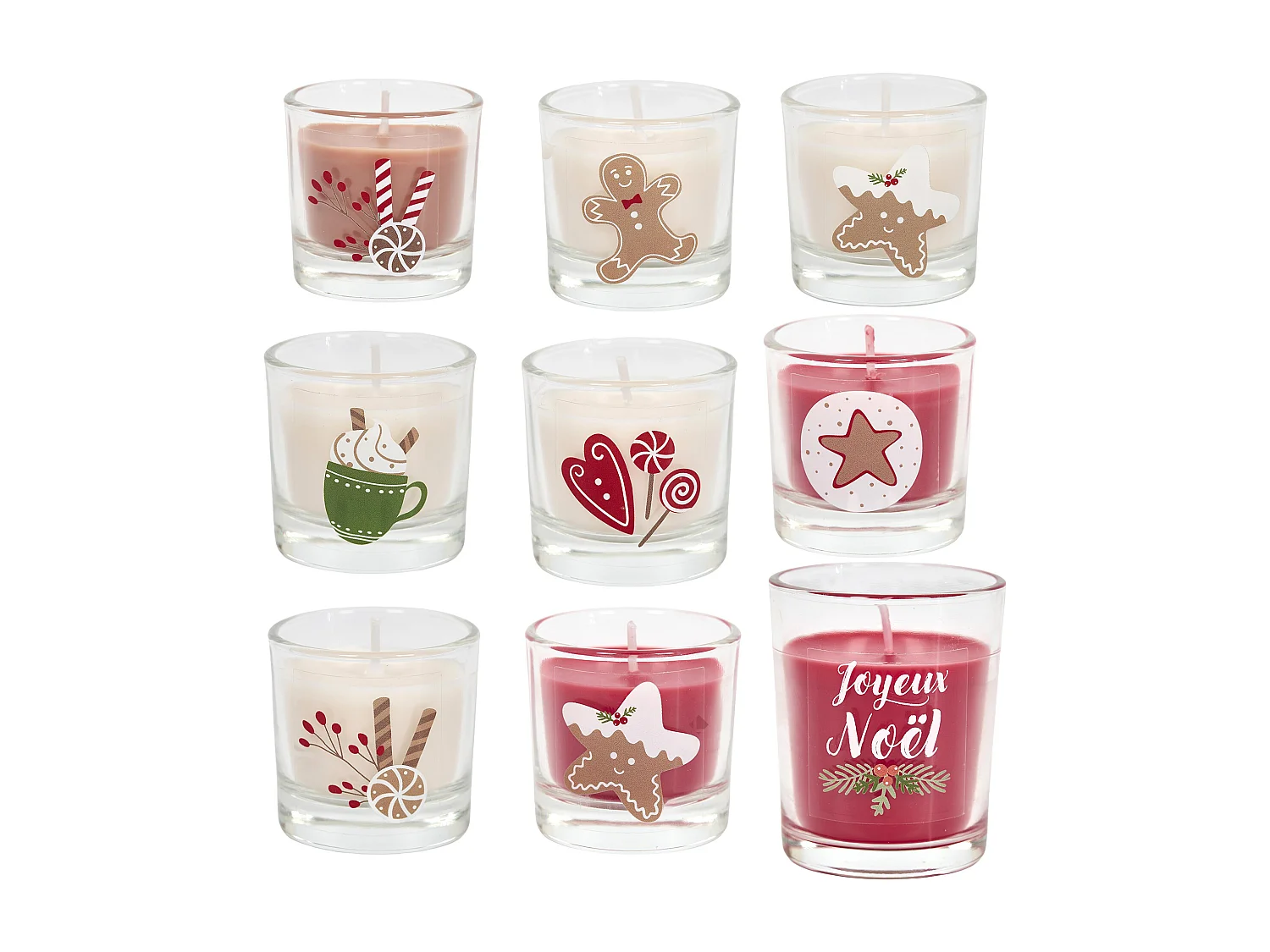 Calendrier de l'avent 24 bougies parfumées collection MAGIC marron