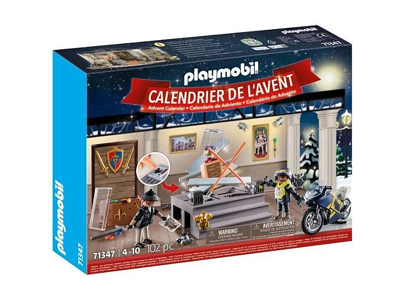 Calendrier de l'Avent PLAYMOBIL - Police - La magie de Noël - 24 cases a ouvrir
