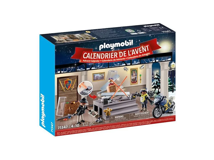 Calendrier de l'Avent PLAYMOBIL - Police - La magie de Noël - 24 cases a ouvrir