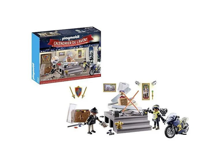 Calendrier de l'Avent PLAYMOBIL - Police - La magie de Noël - 24 cases a ouvrir