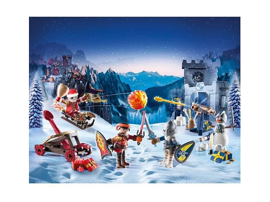 Calendario dell'Avvento PLAYMOBIL 71346 Cavalieri Novelmore
