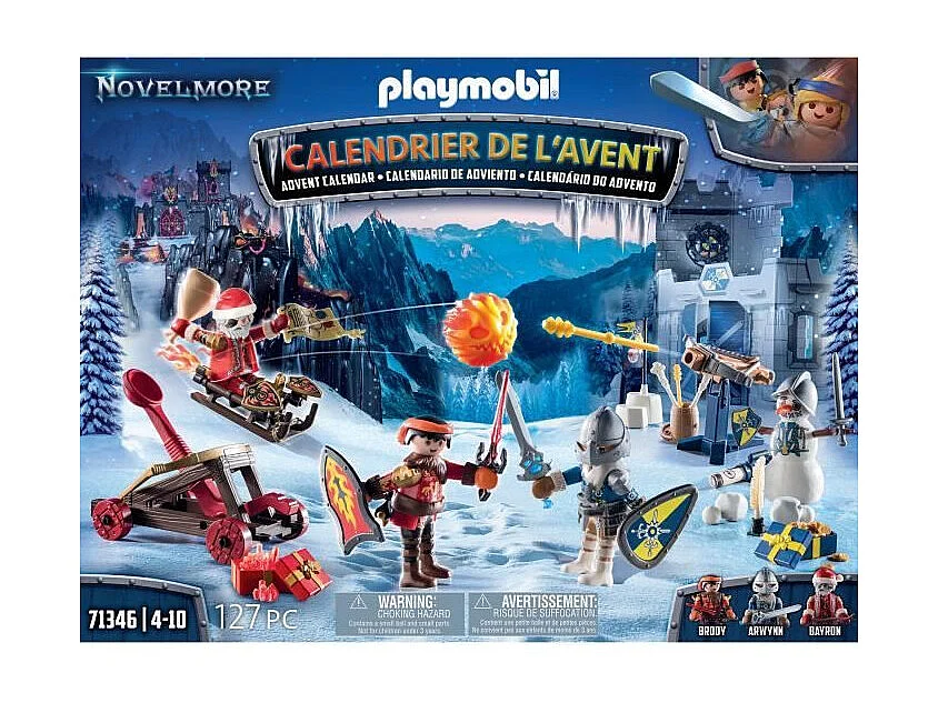 Calendario dell'Avvento PLAYMOBIL 71346 Cavalieri Novelmore