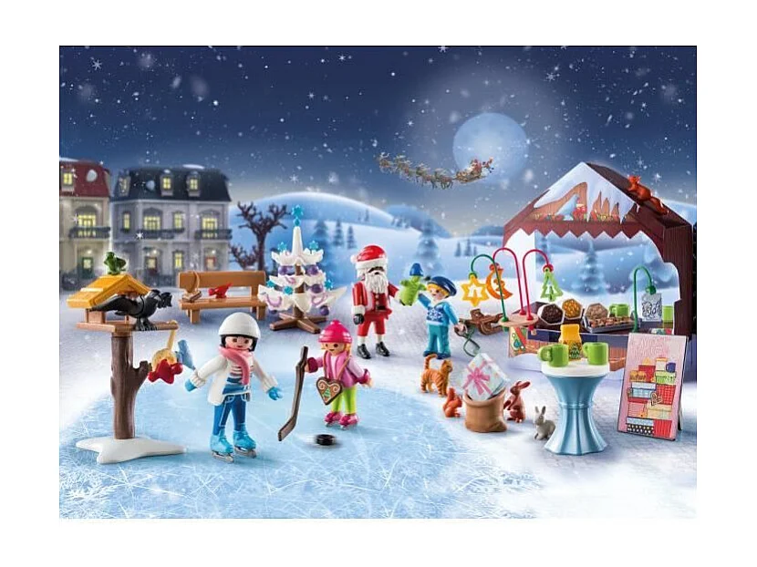Adventskalender Weihnachten auf der Eisbahn PLAYMOBIL 71472