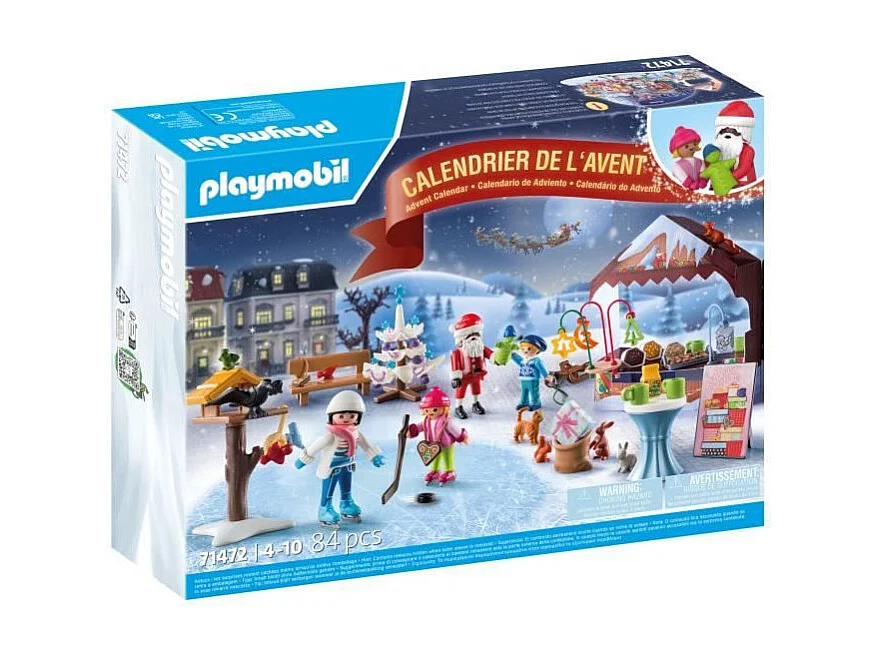 Adventskalender Weihnachten auf der Eisbahn PLAYMOBIL 71472