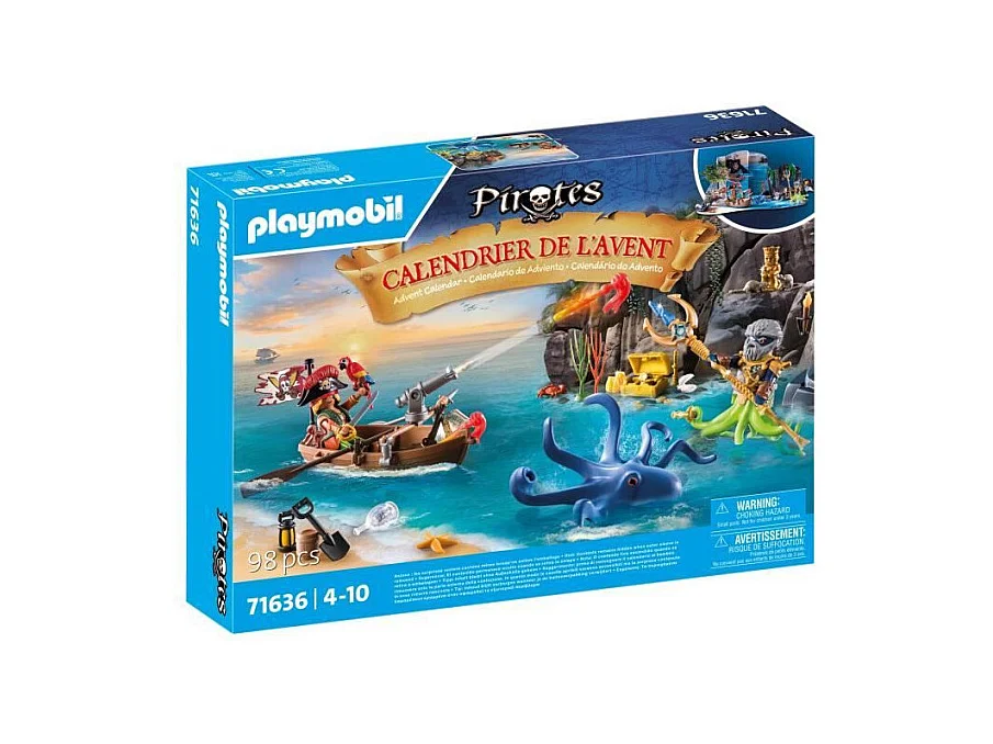 PLAYMOBIL - 71636 - Calendrier l'Avent Pirate