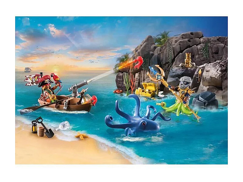 PLAYMOBIL - 71636 - Calendrier l'Avent Pirate