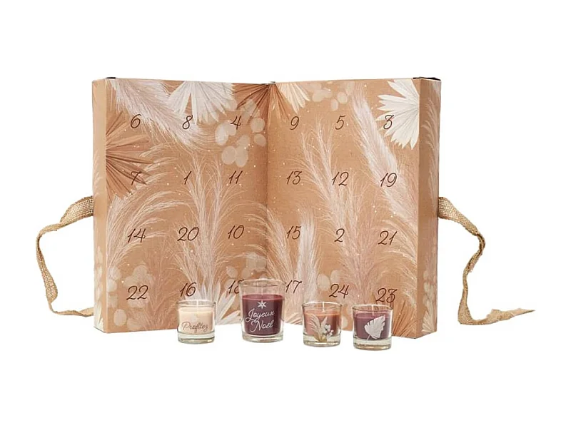 Calendrier de l'Avent 24 Bougies Parfumées Inspiration Nature - 24DAYS