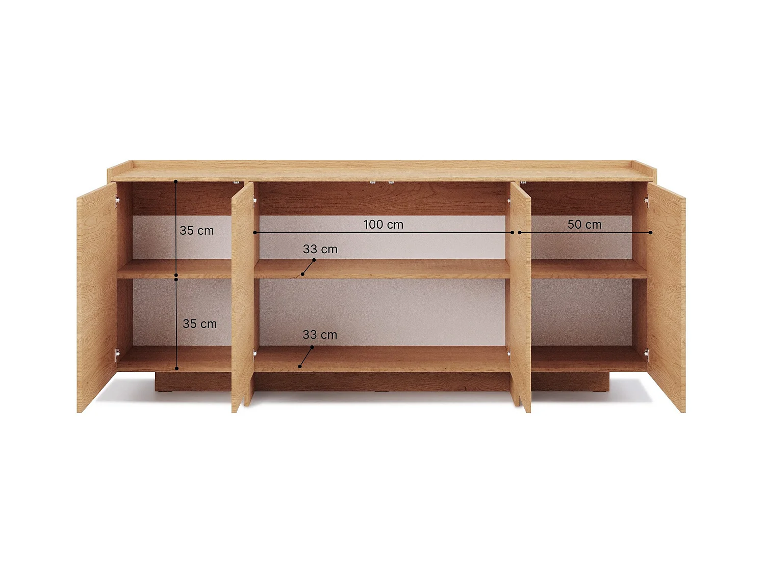 Commode JUNI à 4 portes