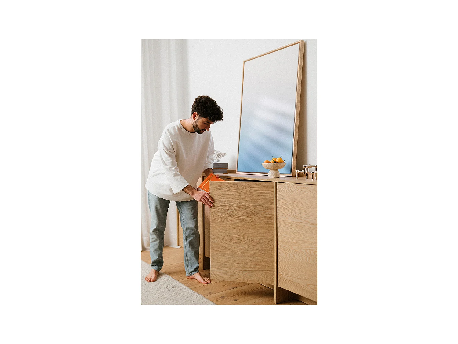 Commode JUNI à 4 portes