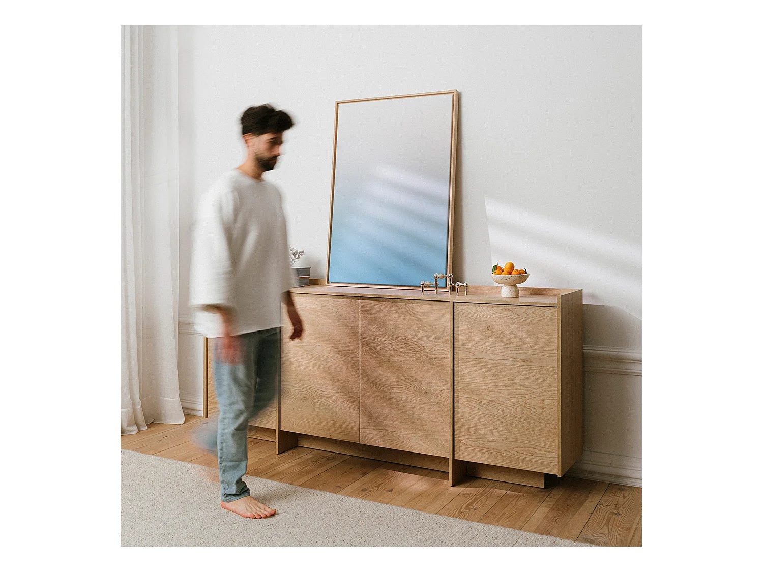 Commode JUNI à 4 portes