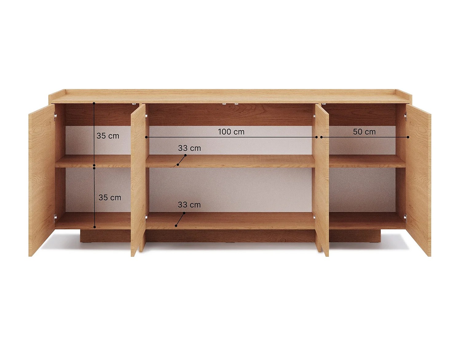 Commode JUNI à 4 portes