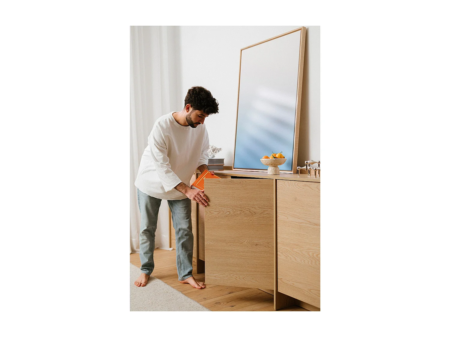 Commode JUNI à 4 portes