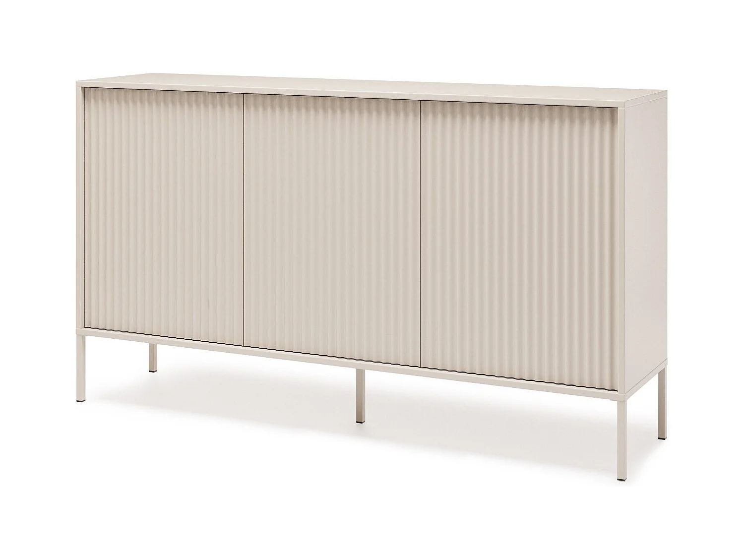 Commode NOTO 154 au design moderne avec façades rainurées