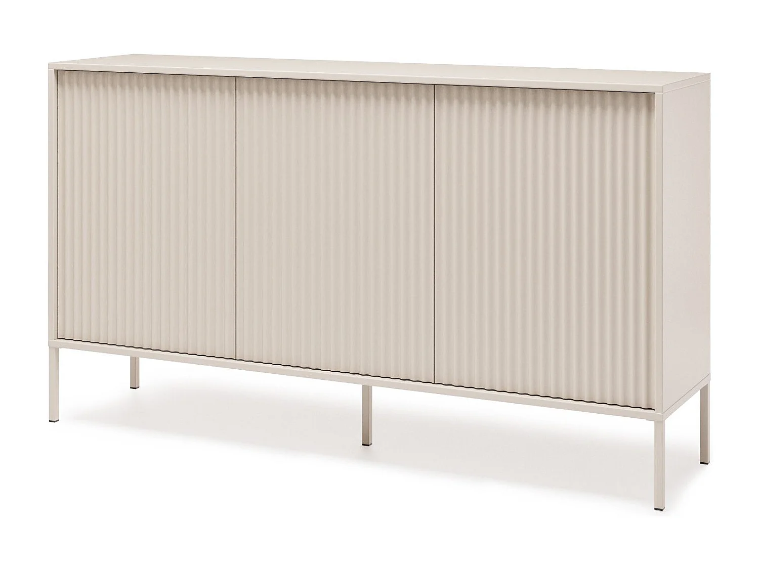 Commode NOTO 154 au design moderne avec façades rainurées