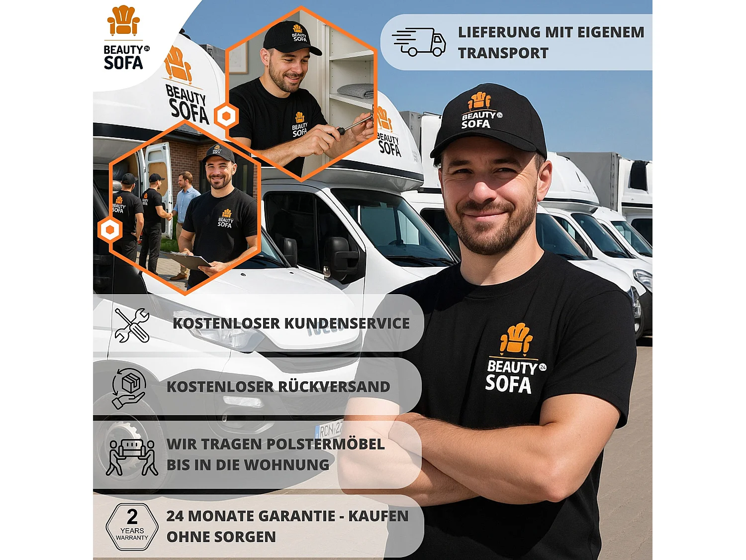 Commode NOTO 154 au design moderne avec façades rainurées