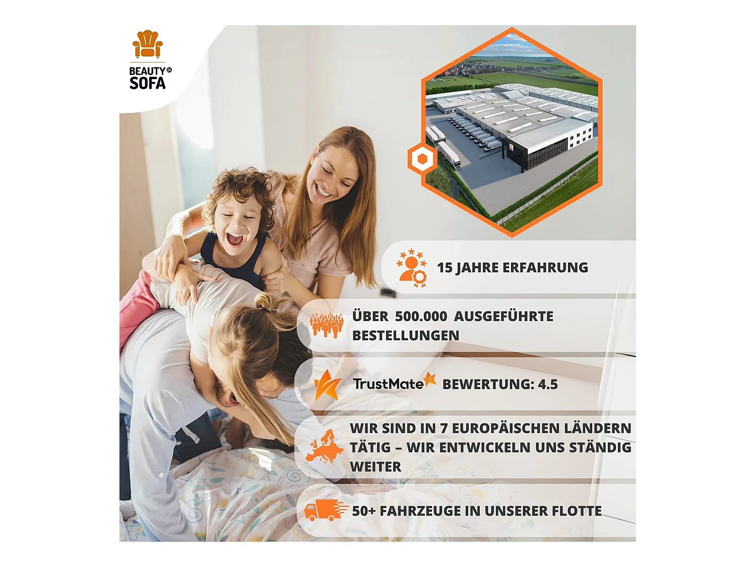 Meuble TV JUNI avec 3 portes et compartiment ouvert