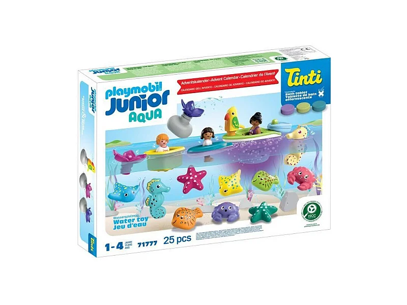 Playmobil 71777 Calendrier de l'avent Junior, JUNIOR & Tinti, 31 pieces, Des 4 ans