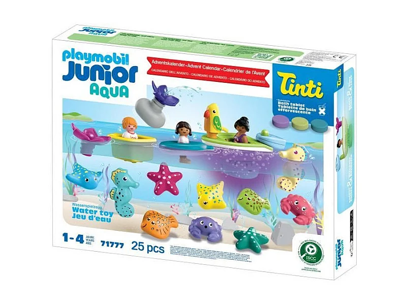 Playmobil 71777 Calendrier de l'avent Junior, JUNIOR & Tinti, 31 pieces, Des 4 ans