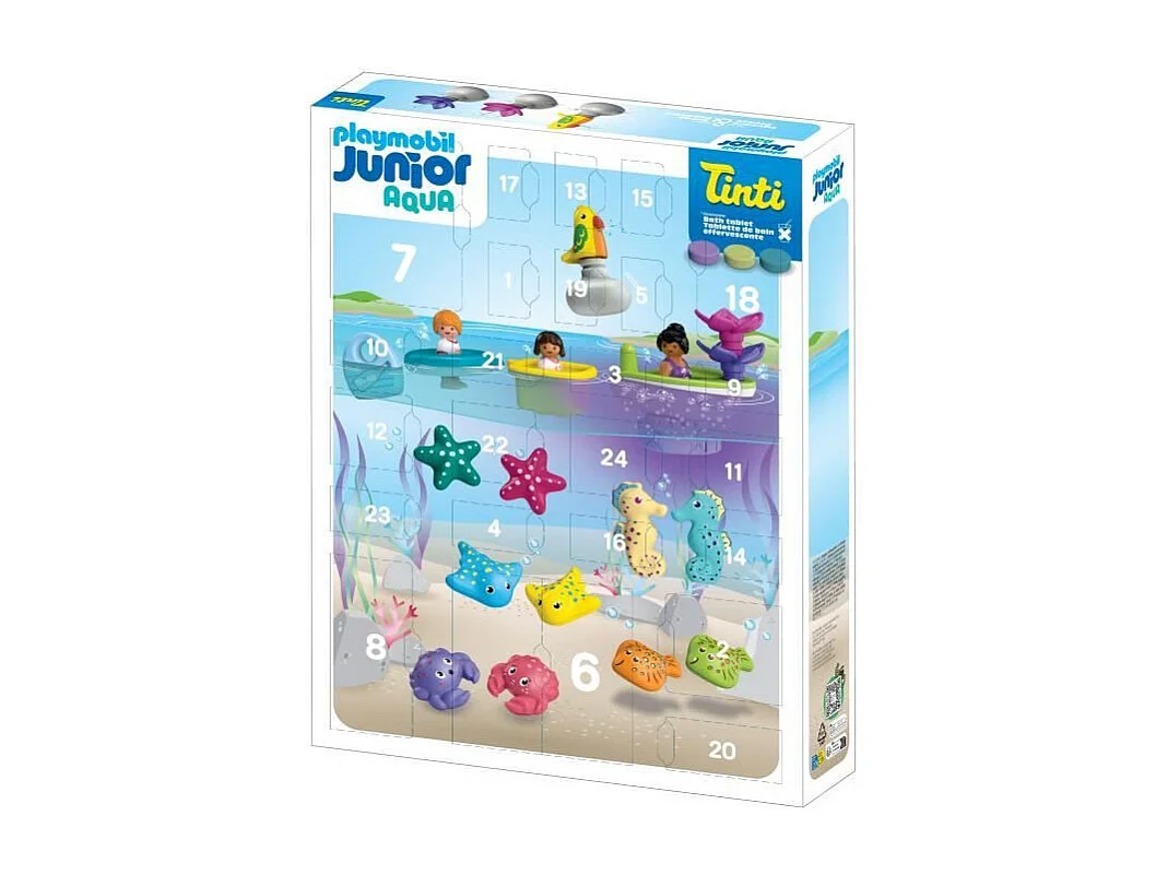 Playmobil 71777 Calendrier de l'avent Junior, JUNIOR & Tinti, 31 pieces, Des 4 ans