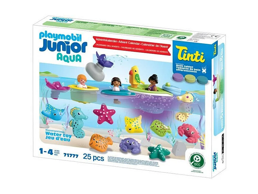 Playmobil 71777 Calendrier de l'avent Junior, JUNIOR & Tinti, 31 pieces, Des 4 ans