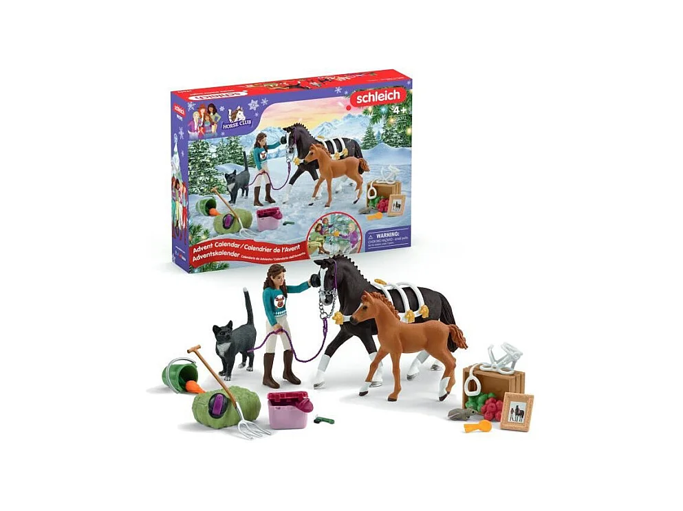 Adventskalender Horse Club met Figuren Sofia en Dieren - 24 Vensters - Multicolor