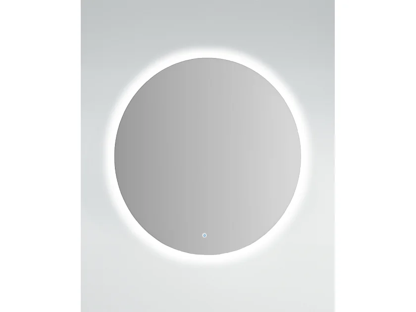 Mobile bagno sottolavabo con lavabo ad incasso L 70 x H 28 x P 46 specchio illuminato e porta asciugamano bianco luce