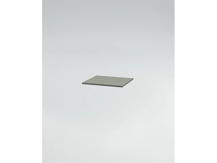 Mobile bagno Top  L 100 x P 46 con lavabo in appoggio poro noce cassettiera verde salvia specchio illuminato e p.asciugamano