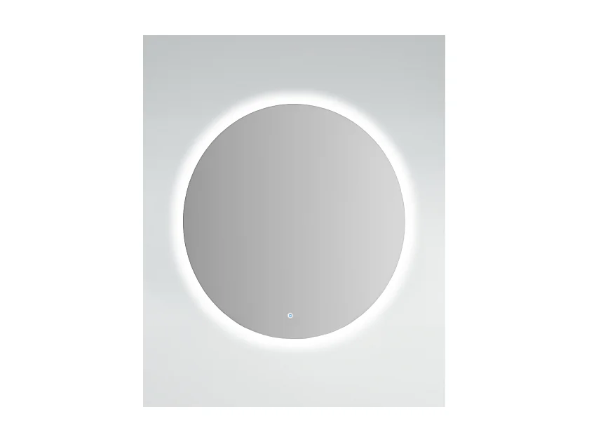 Mobile bagno sottolavabo con lavabo ad incasso L 70 x H 28 x P 46 specchio illuminato e porta asciugamano blu oceano