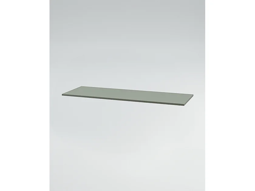 Mobile bagno Top L 70 x P 46 con lavabo in appoggio poro noce cassettiera verde salvia specchio