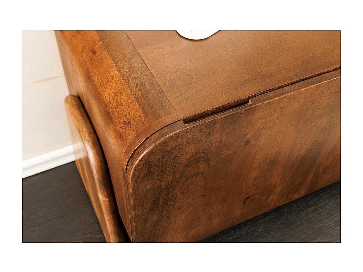 Möbel TV 160 cm Massivholz braun – Kollektion NATURA