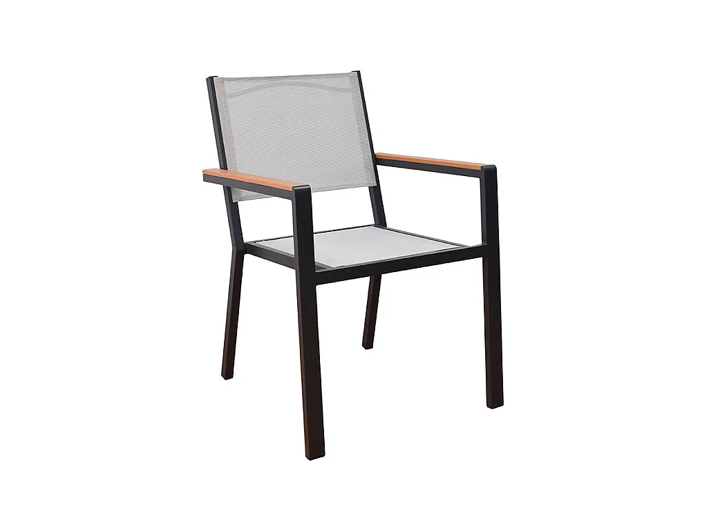 HOME DELUXE chaise de jardin empilable SEDIA - 2 pièces | Chaise empilable, chaise de balcon, chaise de patio