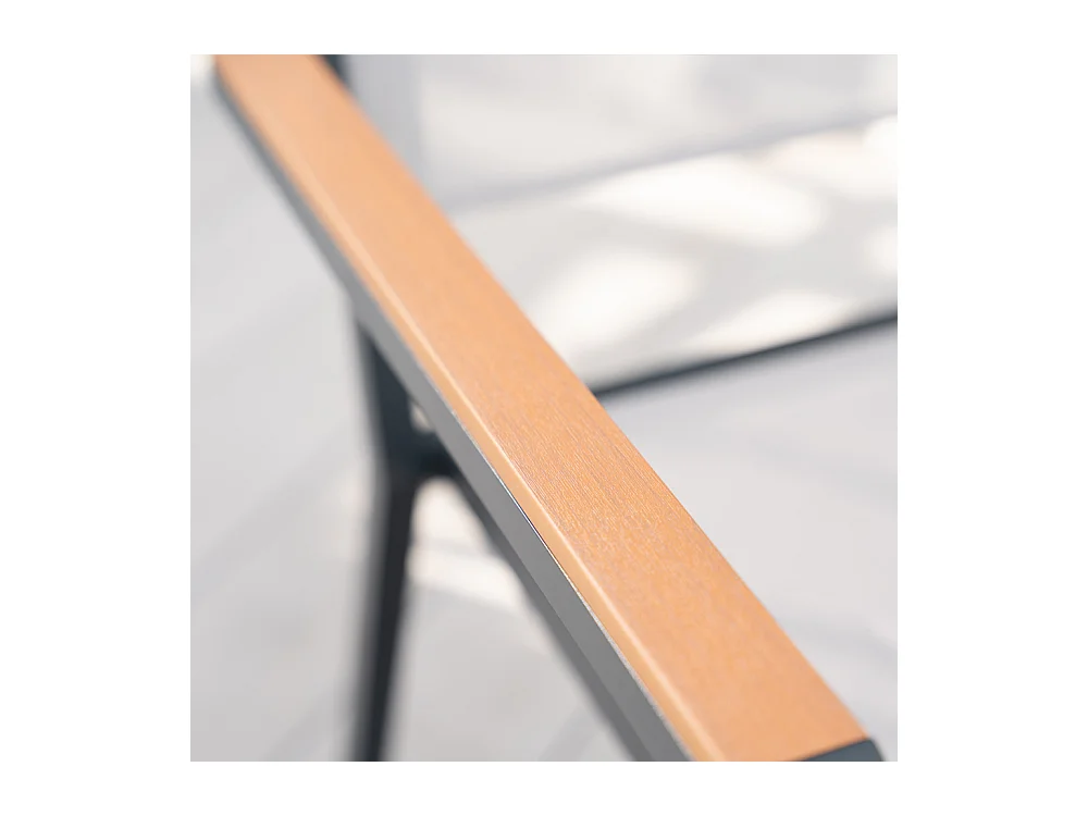 HOME DELUXE chaise de jardin empilable SEDIA - 4 pièces | Chaise empilable, chaise de balcon, chaise de patio