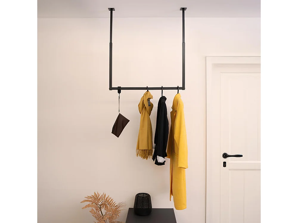 Home Deluxe Portemanteau SWAY noir - extensible