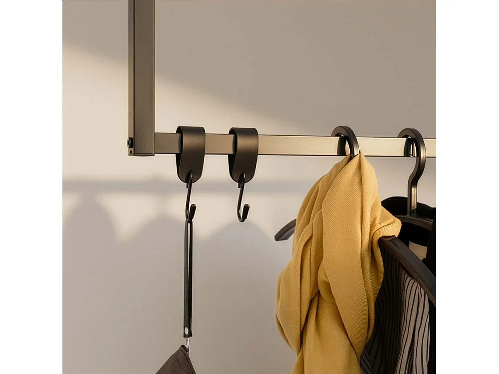 Home Deluxe Portemanteau SWAY noir - extensible