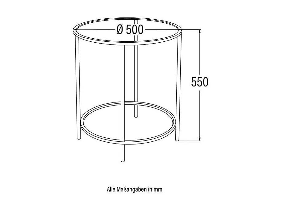 Home Deluxe Table d'appoint MASEI