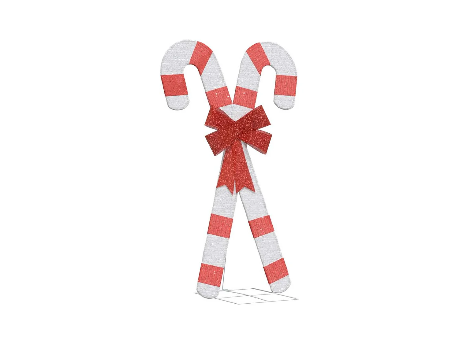 Kerstdecoratie zuurstok 50 LED's warm wit